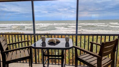 Gorgeous ocean views from the screened i