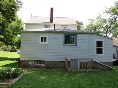 View of smaller unit from the backyard