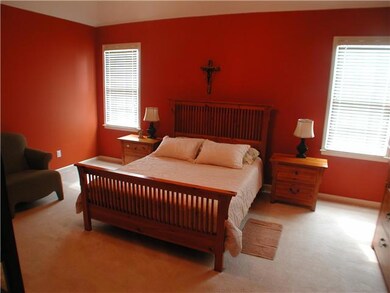 Large Master Bedroom on First Floor with Luxury Ma