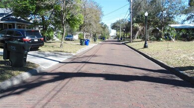 Brick street leads to Lake Hunter