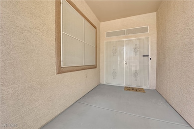 Front Entrance with Double doors and security scre