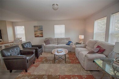 Living/Great Room with hardwood floors