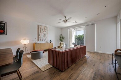 Office area with visible vents, baseboards, a cei