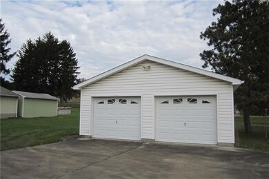 This two car garage was added around 15 years ago 
