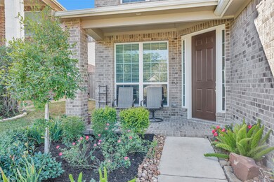 Covered front porch large enough for seating