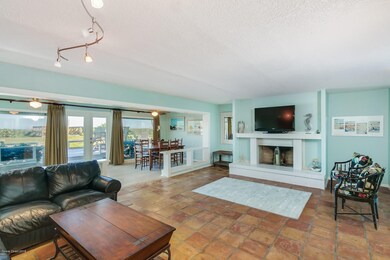Spacious Living Room with Fireplace!