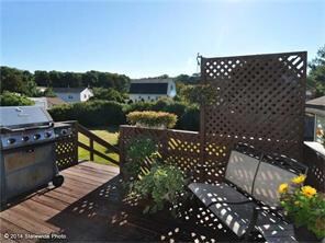 Patio/Deck. View of deck from the kitchen/dining a