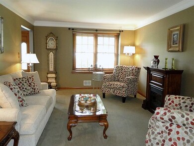 Spacious living room gets the afternoon sun!