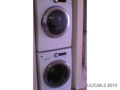 Stacked updated washer & dryer