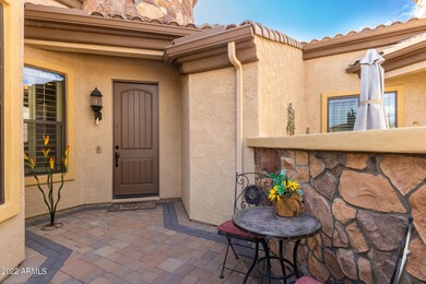 Gated courtyard entry