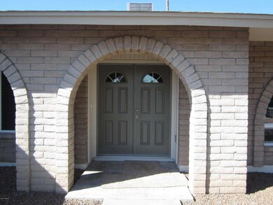 French doors at entrance