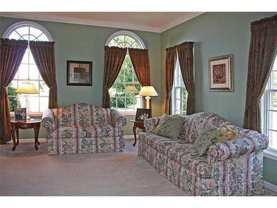 Living Room Formal living room with crown molding 