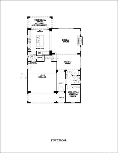 The floorplan surrounds you with open spaciousness & window light