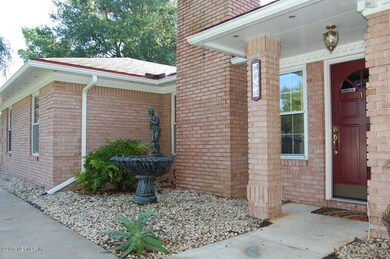 Front walk from right