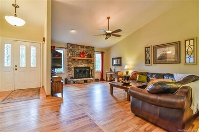 Spacious Living Room with Gas Fireplace