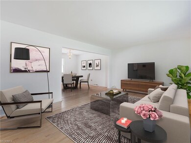 Living Room opens up to the Dining Room (virtually
