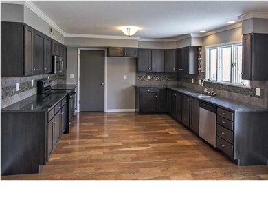 Large kitchen space with enough room for an island