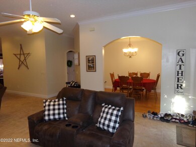 Separate dining area