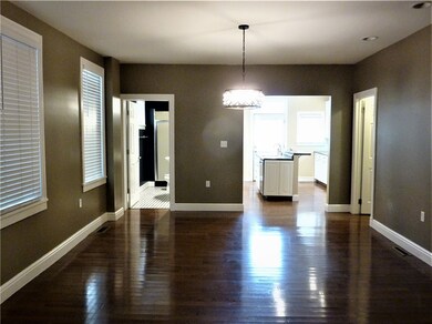 View From the Living Room into the Dining Area and