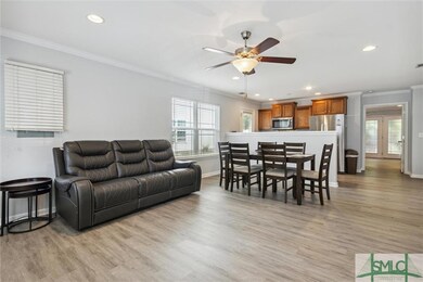 A large living area greets you as you enter the ho