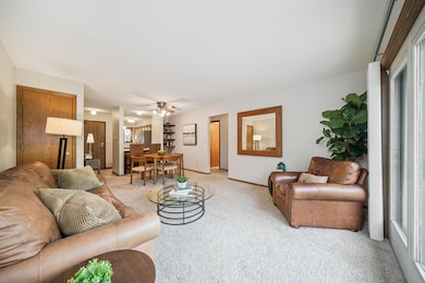 Open concept: living, dining, kitchen