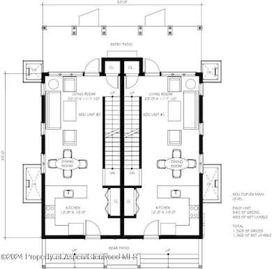 ADU Main Level w Dimensions