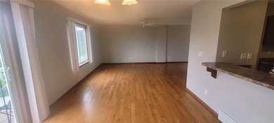Large living & dining space