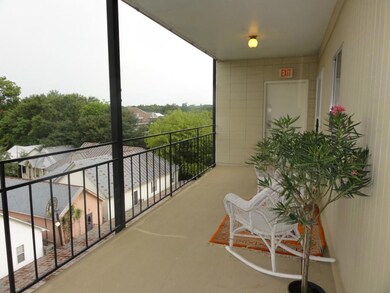 Unit 503...front entrance & balcony overlook rooft