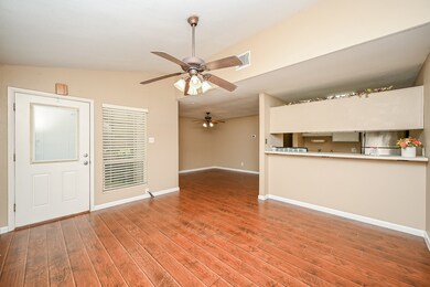 HUGE LIVING ROOM OPEN TO DINING AND KITCHEN!