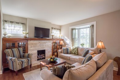 Living Room with Gas Fireplace