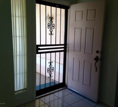 Tiled Entry and Designer Security Door