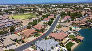 Aerial view of the community