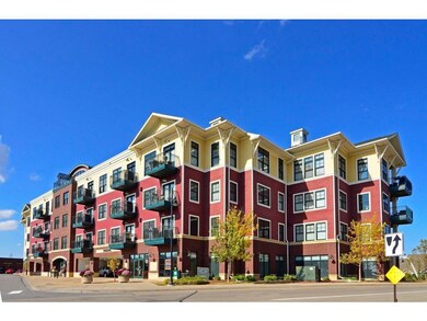 Lakeview Lofts front of  building facing Spring Pa