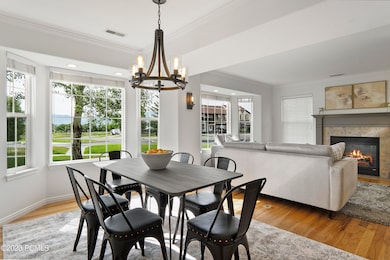 light and airy dining