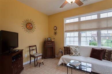 Florida room with tons of natural light.