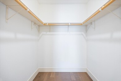 Spacious closet featuring wood finished floors