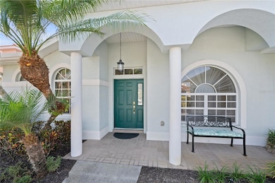 Inviting front porch