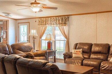 View of the front door from secondary bedrooms