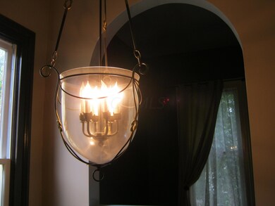 Staircase chandelier 2nd floor