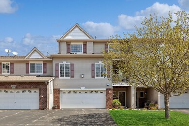 The front view of the great townhome