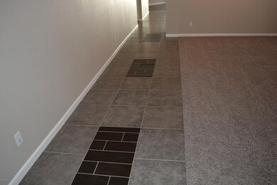 Custom tile walk way