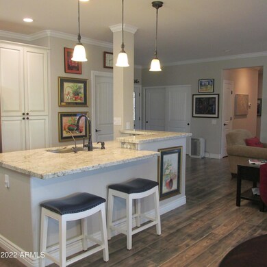 Kitchen hallway from table