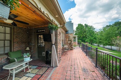 Inviting front porch
