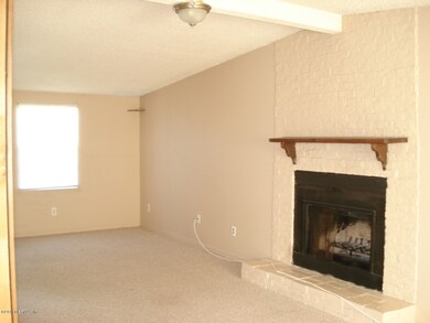 Family room with fireplace