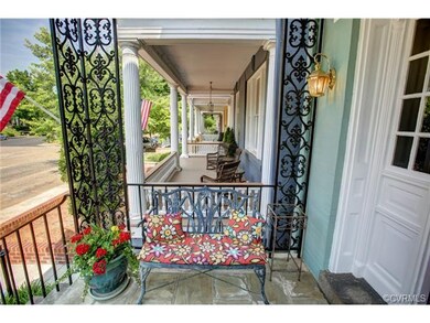 View from front porch.  One of the best blocks in the Fan