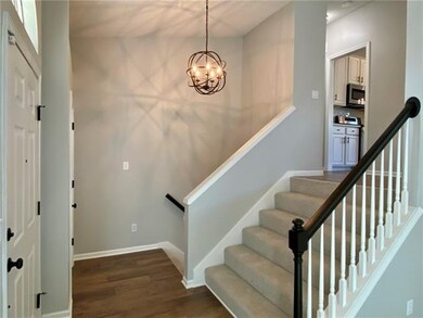 Entry with living room