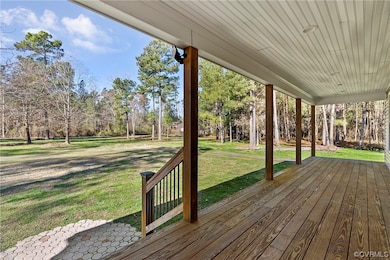 Deck with a yard