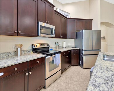 Beautiful cabinetry with lovely granite.