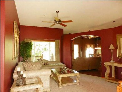 Foyer Leads into the Living Room of this Classy Ho