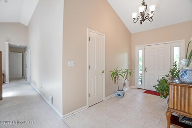 Front door on right